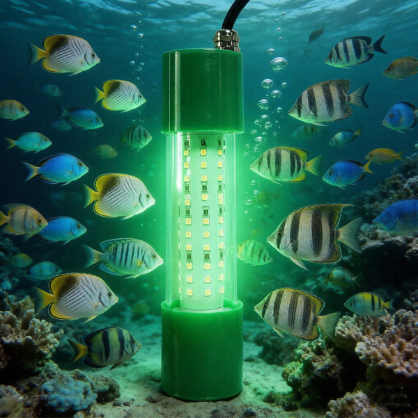 under water fishing light